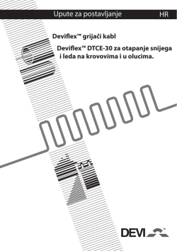 Deviflex™ DTCE-30 grijači kabl