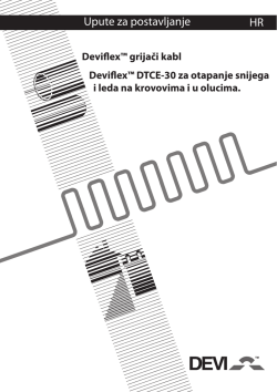 Deviflex&trade; DTCE-30 grijači kabl