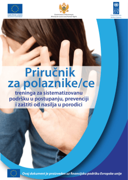 Priručnik za polaznike/ce