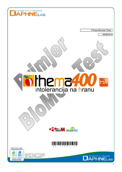 Thema 400 - Intolerancija na hranu