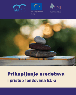 Prikupljanje sredstava i pristup fondovima EU