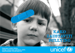 Kako zaustaviti bullying