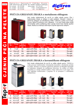 Cjenik - Digitron doo