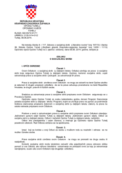 Odluka o socijalnoj skrbi