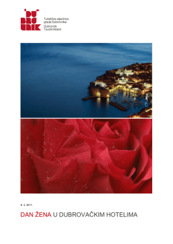 DAN ŽENA U DUBROVAČKIM HOTELIMA
