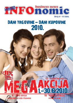 4- TEMA BROJA NOVI PROIZVODI FRAMINI Broj 27