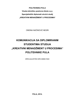 kreativni menadžment u procesima