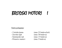 BRODSKI MOTORI I