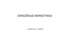 OKRUŽENJE MARKETINGA