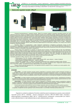 Elektronički regulatori rasvjete elReg R