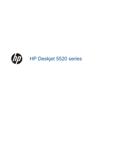 1 Pomoć za HP Deskjet 5520 series