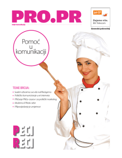 PRO.PR Pomoć u komunikaciji pogledajte ovdje