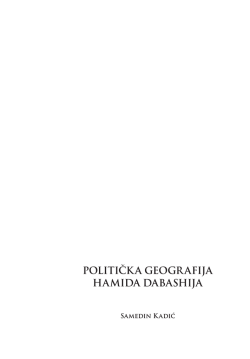 Politička geogradija Hamida Dabashija