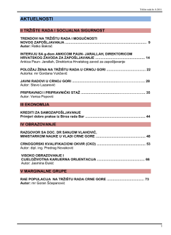 Tržište rada br. 8