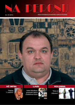 Na peronu br 15.pdf - Sindikat prometnika vlakova Hrvatske