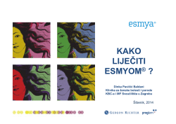 KAKO LIJEČITI ESMYOM&reg; ?