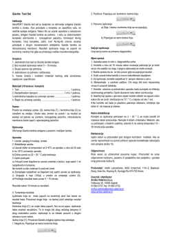 Giardia Test Set - Arnika Veterina