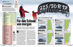 F&uuml;r den Schnee von morgen