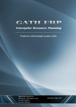 GATH ERP - Elektronika Perhoč doo