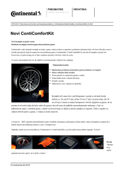 Novi ContiComfortKit