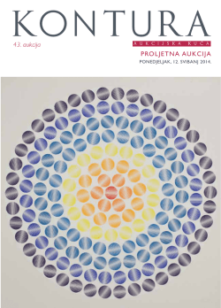 proljetna aUKCIja 43. aukcija