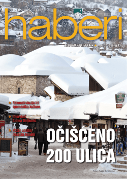 Starogradski haberi 13 - Općina Stari Grad Sarajevo