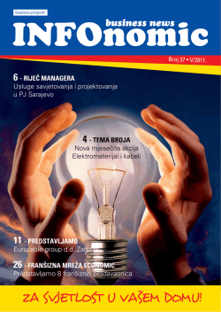 ZA SVJETLOST U VA&Scaron;EM DOMU!