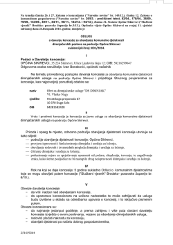 251659264 1 ODLUKU o davanju koncesije za