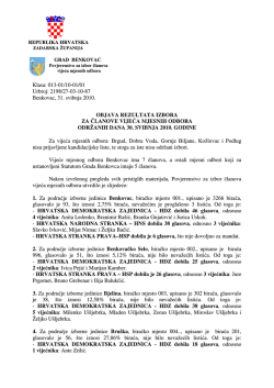 Klasa: 013-01/10-01/01 Urbroj: 2198/27-03-10-87