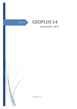 GEOPLUS 14 - GEOSOFT doo