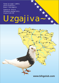 Novine uzgajivač Br.6 - Savez za uzgoj i za&scaron;titu sitnih životinja u