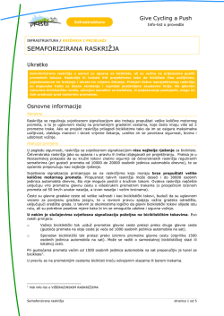 SEMAFORIZIRANA RASKRIŢJA