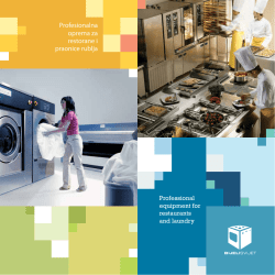 Profesionalna oprema za restorane i praonice rublja