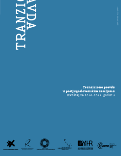 Izve&scaron;taj za 2010-2011