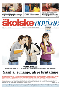 Nasilja je manje, ali je brutalnije