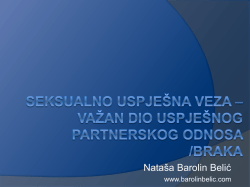 važan dio uspješnog partnerskog odnosa/braka – Nataša
