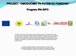 Praktični vodič kroz EU fondove i natječaje za dodjelu bespovratnih