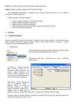 Putni nalozi - Imel Lukavac