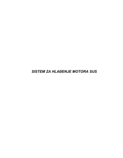 SISTEM ZA HLAÐENJE MOTORA SUS