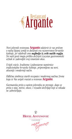 Argante jelovnik