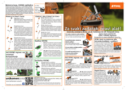 Za svaki zadatak- pravi alat!