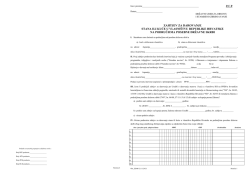 Darovanje RUR PPDS, A3 format obrasca