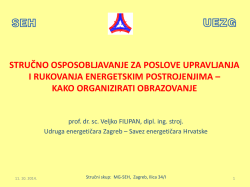 Stručno osposobljavanje za poslove upravljanja i rukovanja