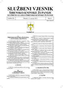 04/13 - &Scaron;ibensko-kninska županija