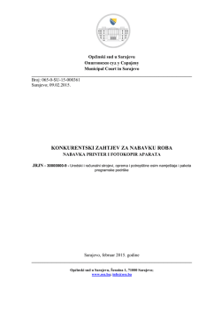 preuzmi - Općinski sud u Sarajevu