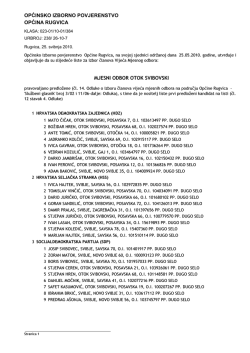 mjesni odbor otok svibovski