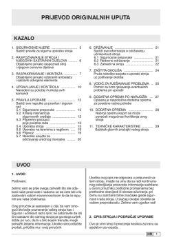 PRIJEVOD ORIGINALNIH UPUTA - Oleo-Mac