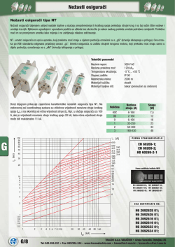 G/8 Nožasti osigurači