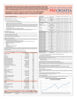Informativni prospekt.pdf - PBZ Croatia Osiguranje dd