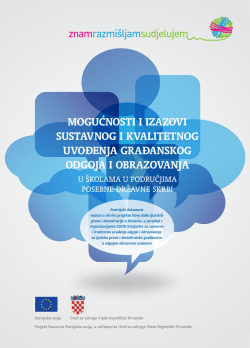 Izazovi uvodjenja GOO - Građanski odgoj i obrazovanje